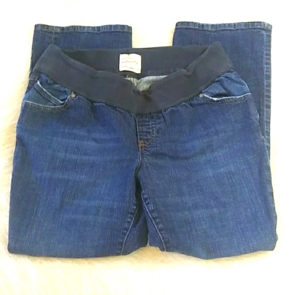 Old Navy Pants - Old Navy Maternity Low Rise Jeans Size Large Short